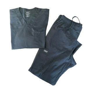 Black Cherokee Scrub Set - XL